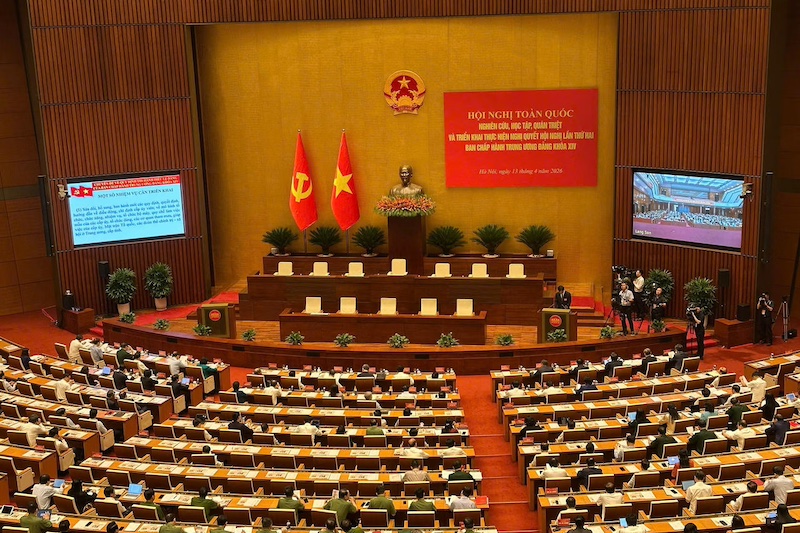 Đảng ủy Bộ Tư pháp dự Hội nghị toàn quốc quán triệt, triển khai Nghị quyết Trung ương 2 khóa XIV